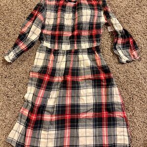 Old Navy Kids Plaid Dress - Red, Black, White